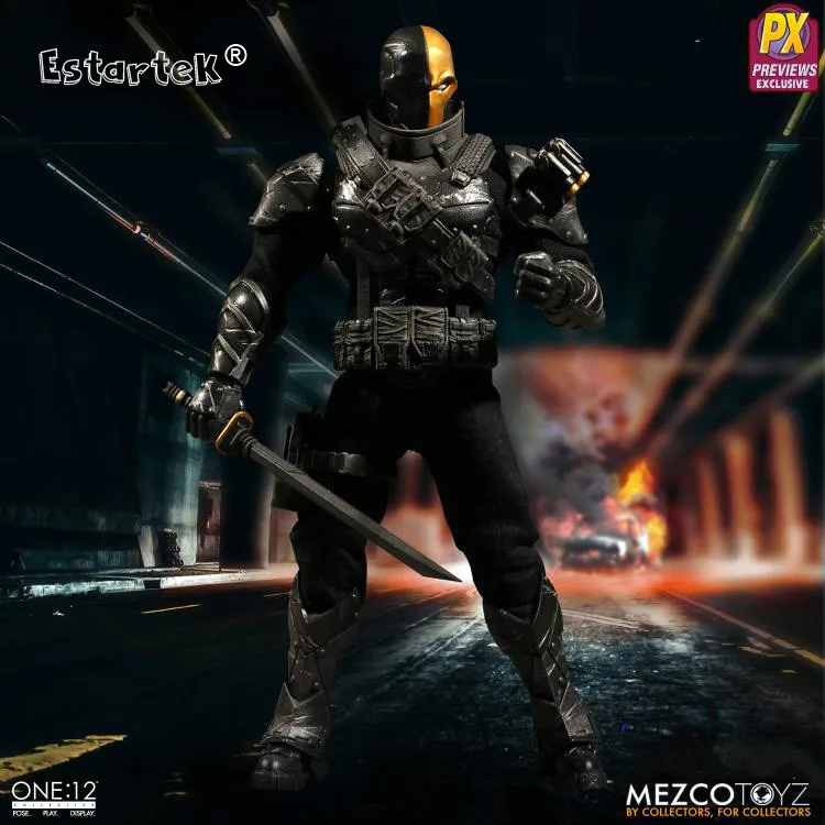 Estartek Mezco 1/12 6 дюймов Deathstroke Sneak Secret Action PX Ограниченная серия Коллекция фигурка для фанатов подарок на праздник