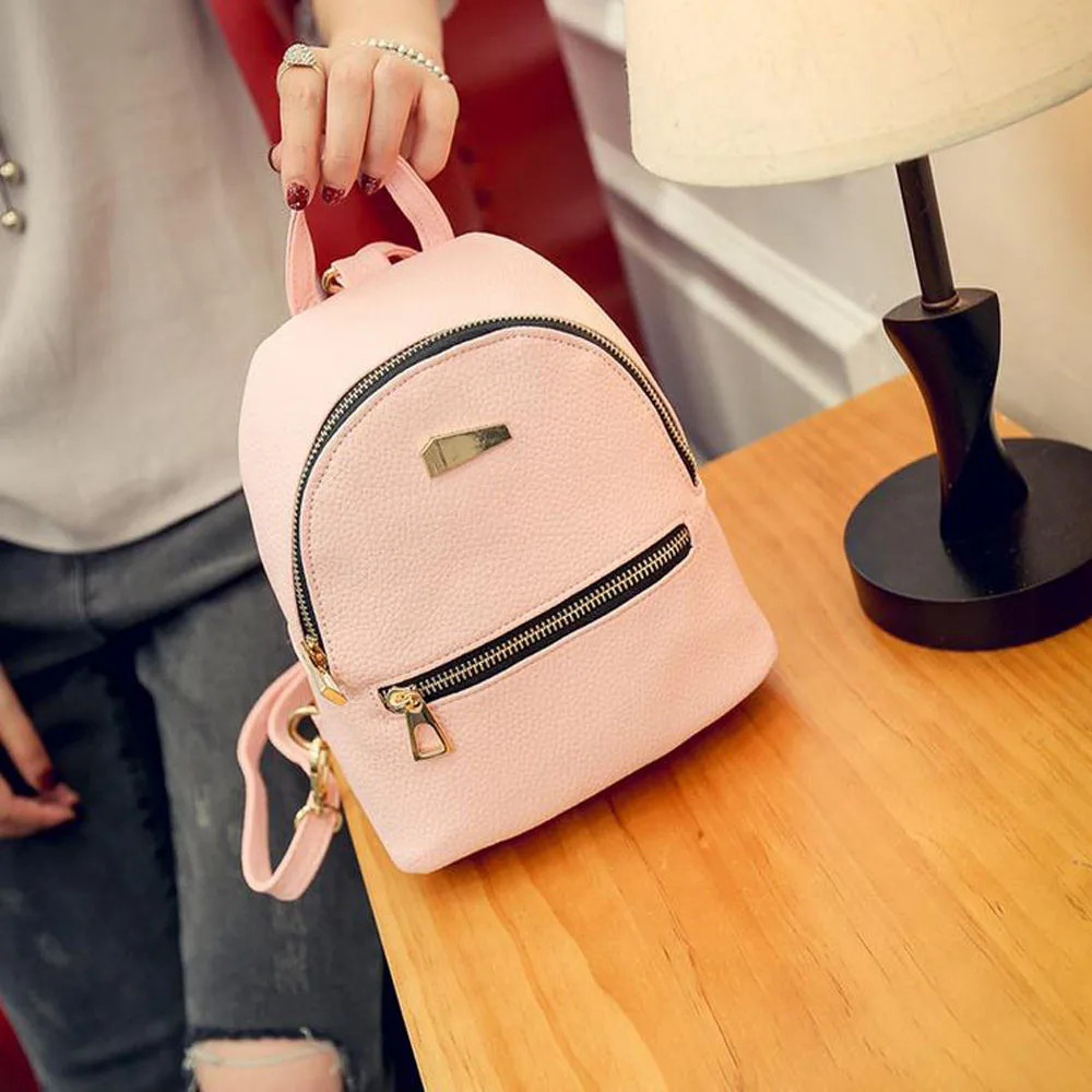 

anti-theft Women's New Backpack Travel School Rucksack School Backpack For Teenage Dropship