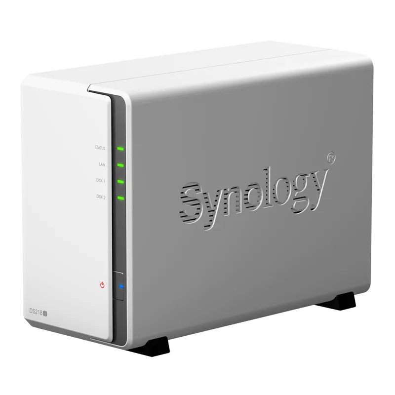 Synology NAS 2 Bay бездисковая двухъядерная CPU аппаратное шифрование двигатель для