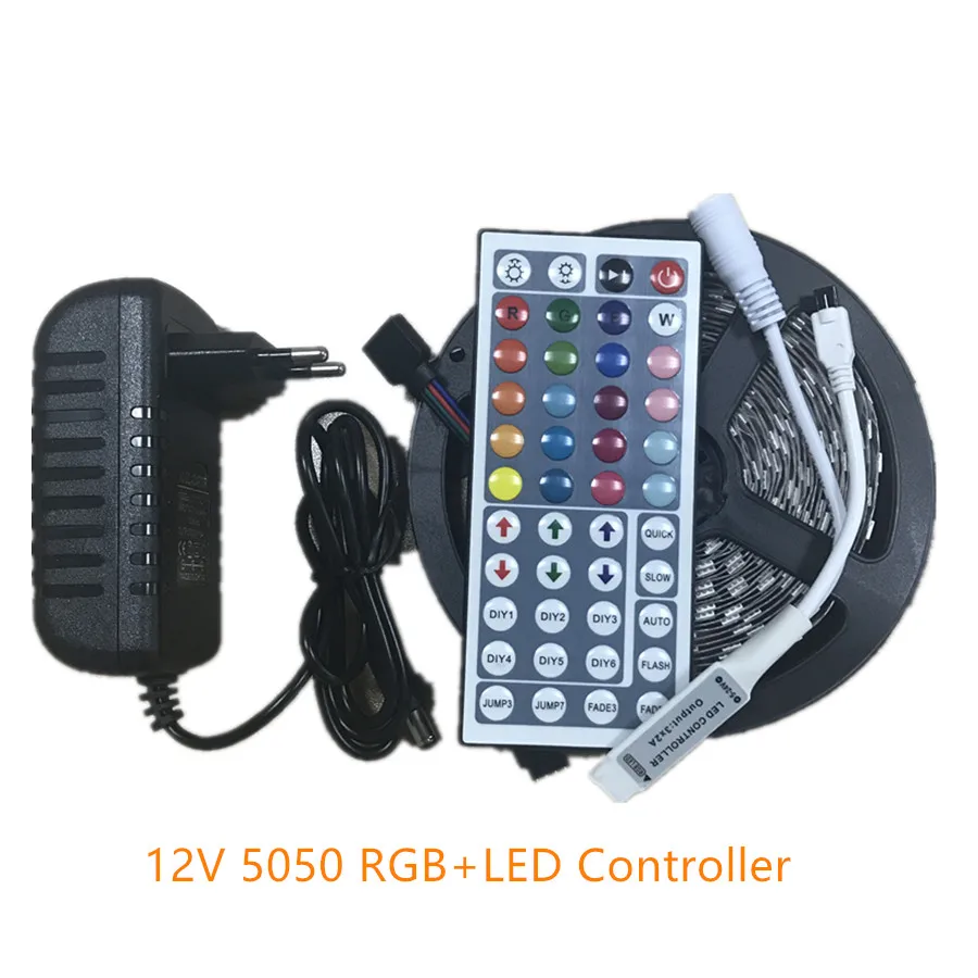 SMD RGB светодиодная полоса освещения 5050 2835 5 м светильник лента rgb диодная гибкая