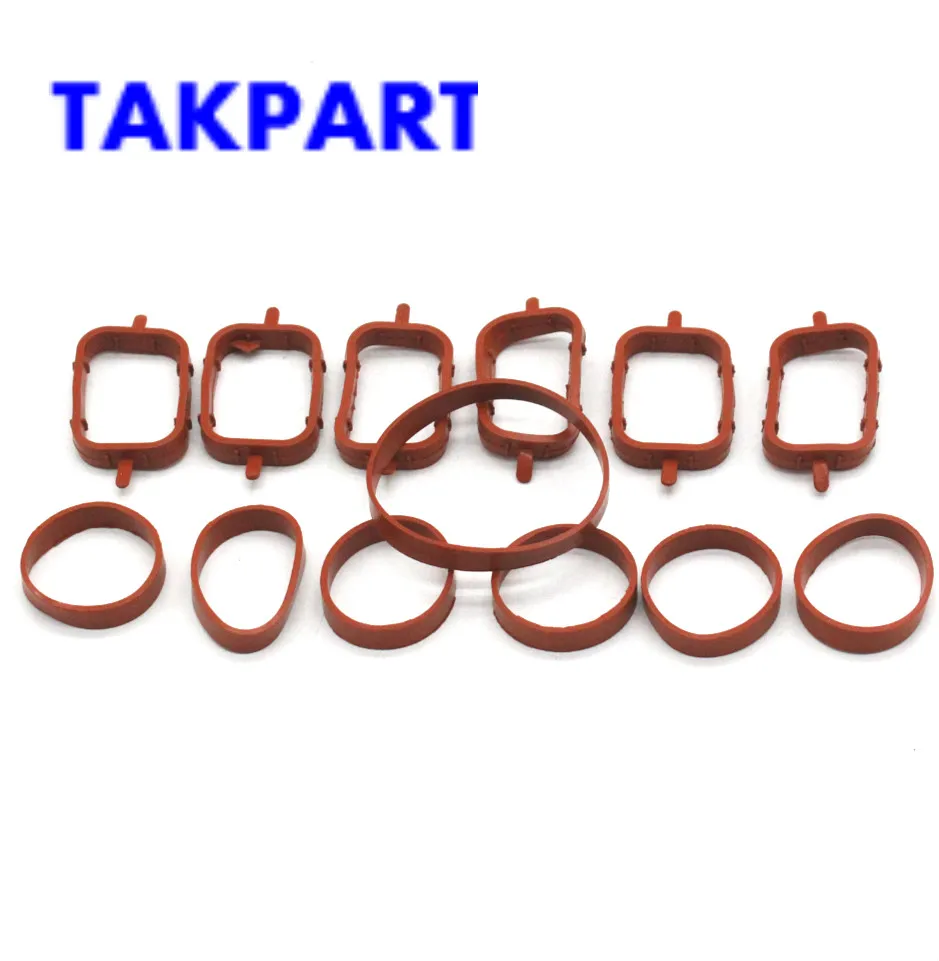 

TAKPART прокладки на впускной коллектор для BMW M57 E39 E46 E60 E61 E65 E66 E90 E91 E92 E53 E83 13547792098, 11612246945, 11612245439