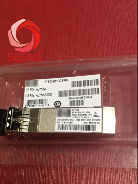 

AFBR-57D9AMZ-HP4 8G SW FC SFP + AJ718-63001 AFBR-57D9AMZ