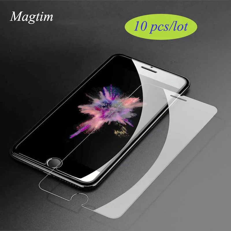 10 шт./лот Заводская защитная пленка из закаленного стекла для iphone X XS MAX 2.5D 9H