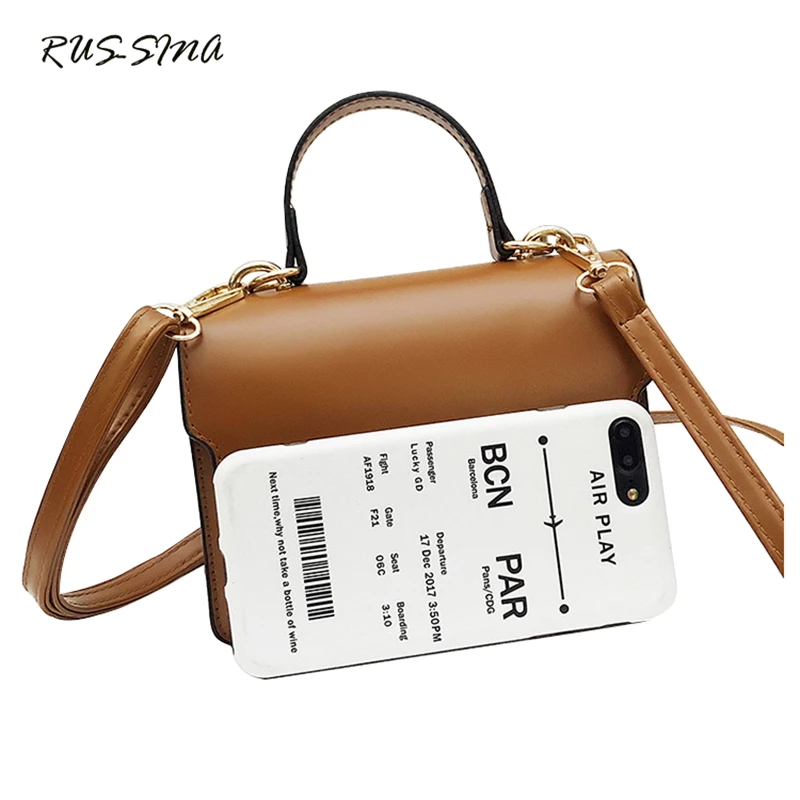 Новинка Весна 2018 модная женская сумка RUSSMA на плечо Женская Повседневная