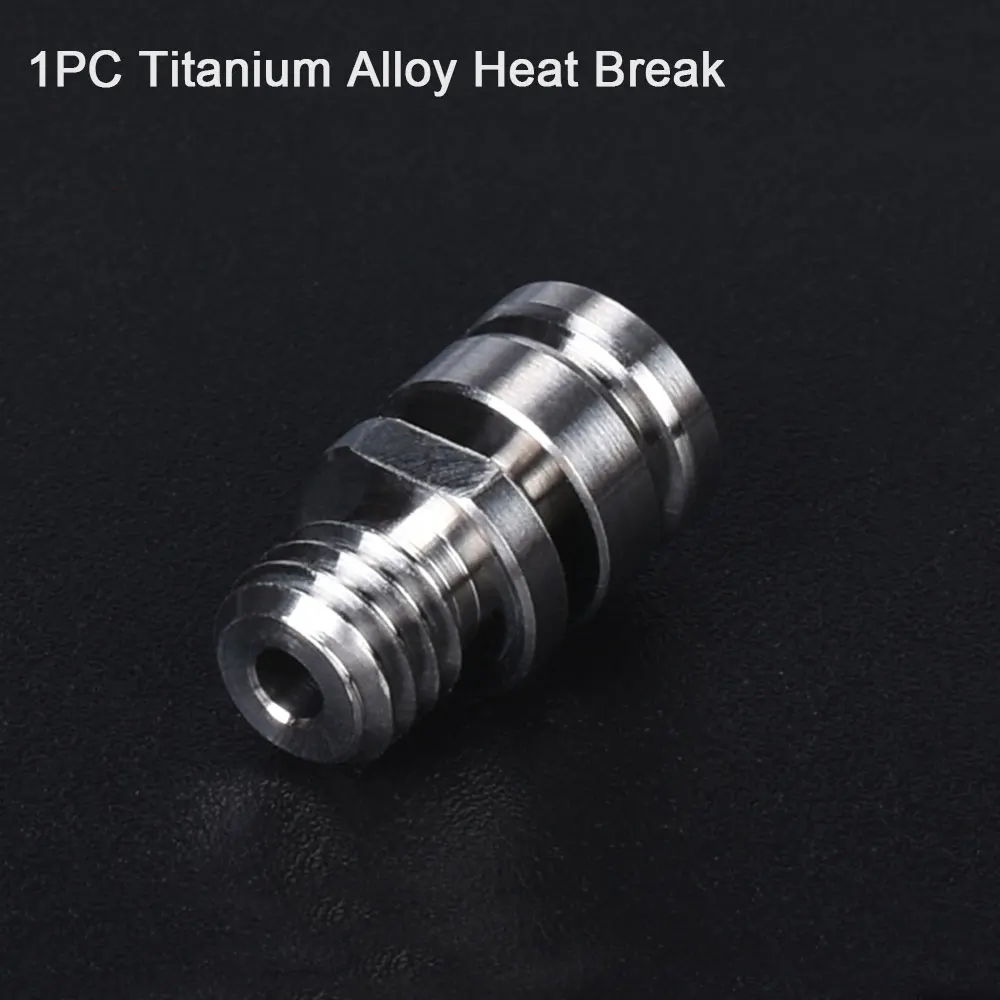 Titanium Alloy Break Все металлические CR10 радиатор обновленный комплект Hotend для CR10 Ender3 титановый тепловой выключатель микро Швейцарский радиатор трубы 3d принтер экструдер - Цвет: Titanium Alloy Break