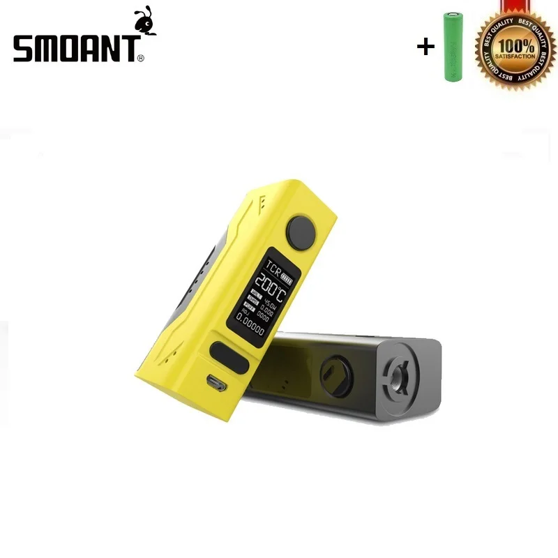 Оригинальный Smoant Battlestar мини 80 Вт TC коробка мод питание от одной 18650 ячеек для 510