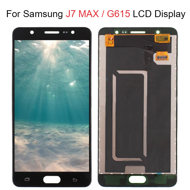 Регулировка яркости ЖК дисплея для samsung Galaxy J7 Max G615 дисплей с сенсорным экраном