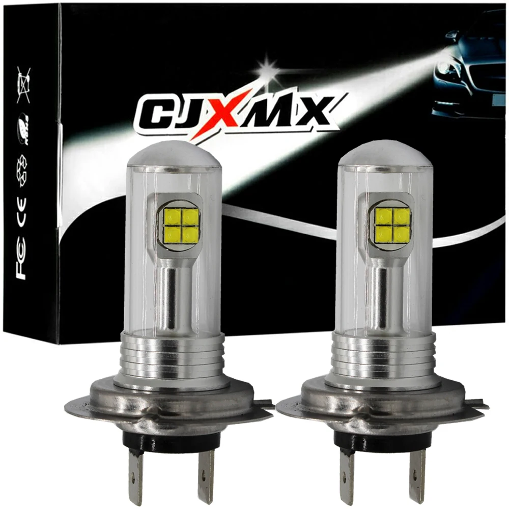 CJXMX 2 шт. H1 H3 H7 H11 9005/HB3 9006/HB4 светодиодная Автомобильная противотуманная фара 12 В 1500LM