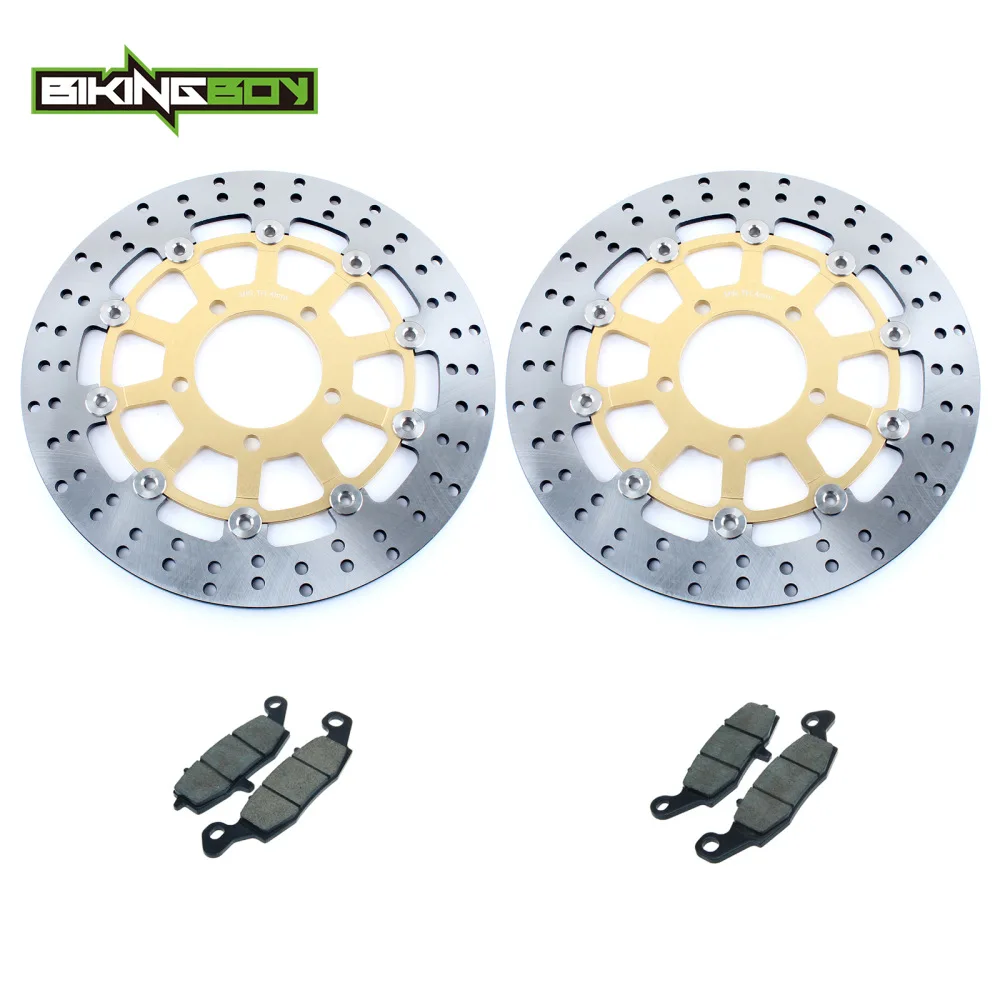 Фото Передние тормозные диски BIKINGBOY, роторы, диски, колодки ER-6F ER6F Ninja 650R 650 R ER-6N ER6N 06 07 08 09 10 11 12 13 14 15 16 EX ER 650 №3