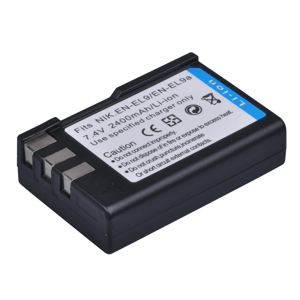 Аккумулятор PowerTrust для камеры 2400 мА/ч AKKU Nikon D40 D60 D40X D5000 D3000 с аккумулятором EN EL9 EL9a