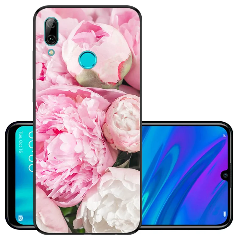 Чехол для Huawei P Smart 2019 мягкие силиконовые чехлы телефонов черная Обложка