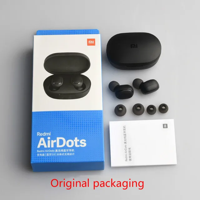 Оригинальный Xiaomi Redmi Airdots настоящий беспроводной стерео 5 0 гарнитура наушники