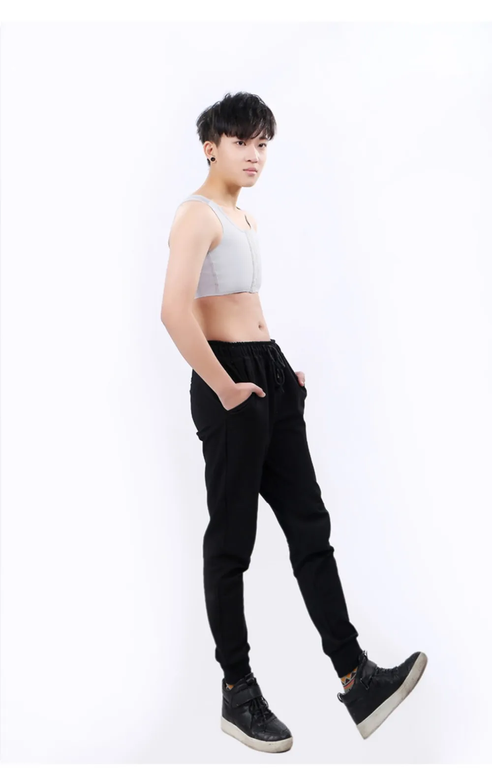 Tomboy Бюстье корсет лесбиянок грудь binder повседневное майка нижнее бельё для девочек Tomboy жилет для косплея Топы корректирующие плюс размеры груди Tomboy