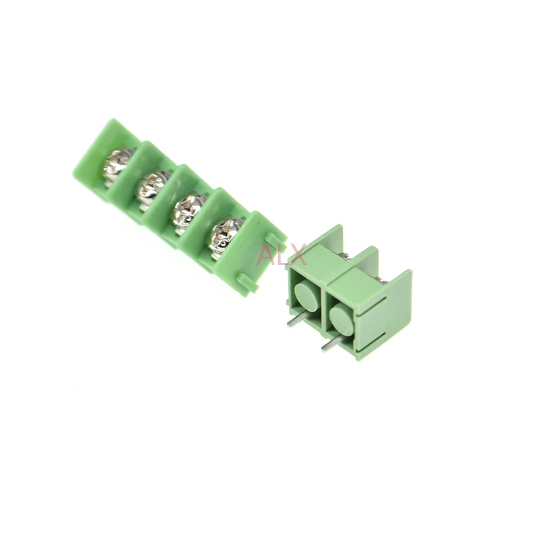 5 шт. Клеммная колодка с винтовой клеммой для печатной платы шаг 7 62 мм 2-контактный