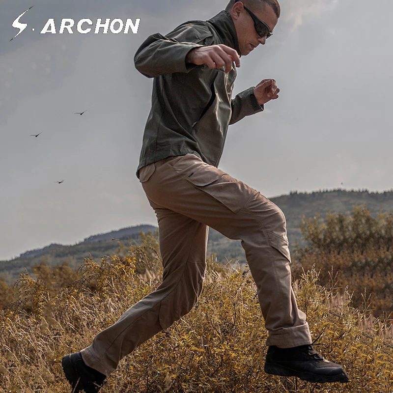 S.ARCHON мужские военные тактические брюки SWAT армейские карго весенне осенние