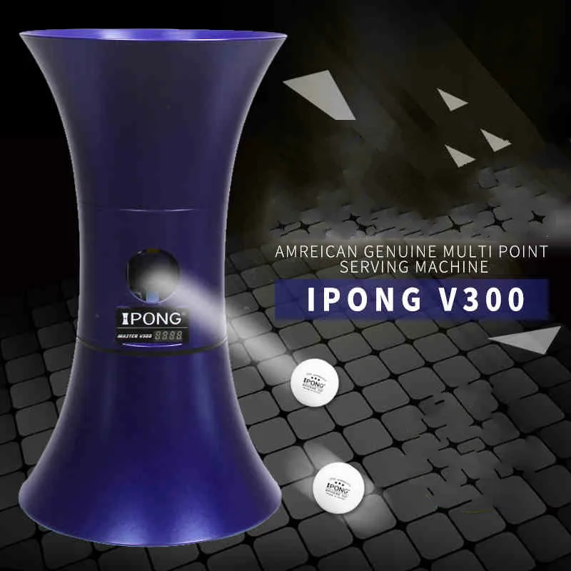 Оригинальный робот Ipong V300 для настольного тенниса тренировочная машина