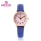 Часы женские кварцевые, на тонком кожаном ремешке, водонепроницаемые