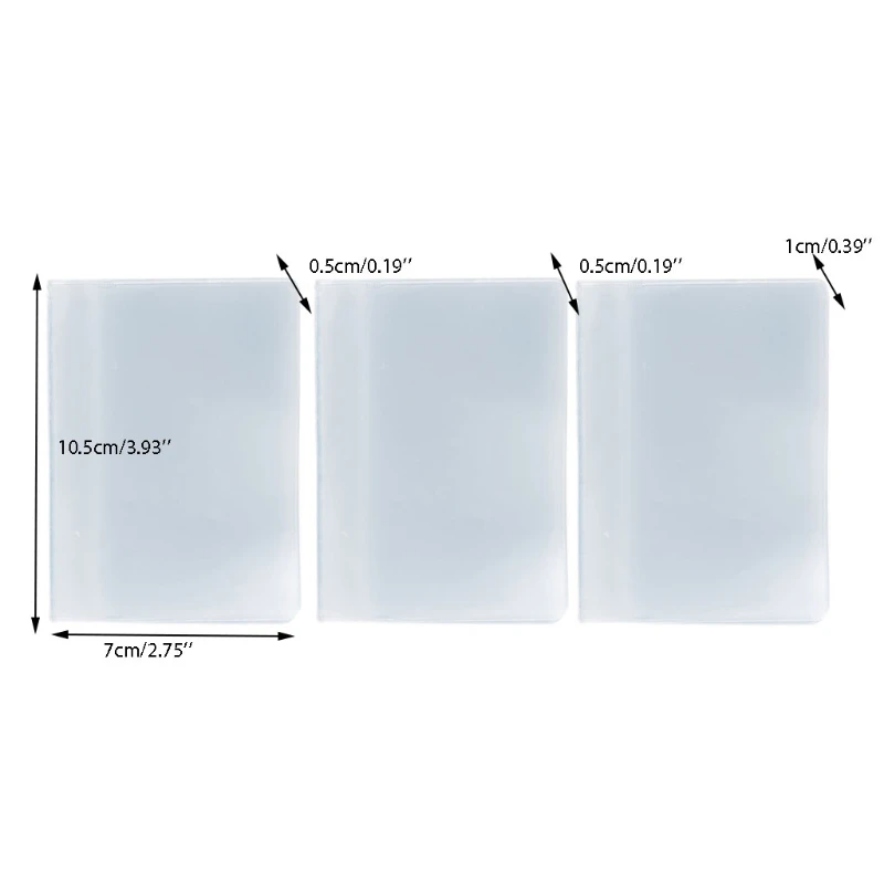Пластиковый прозрачный чехол из ПВХ держатель для кредитных карт органайзер