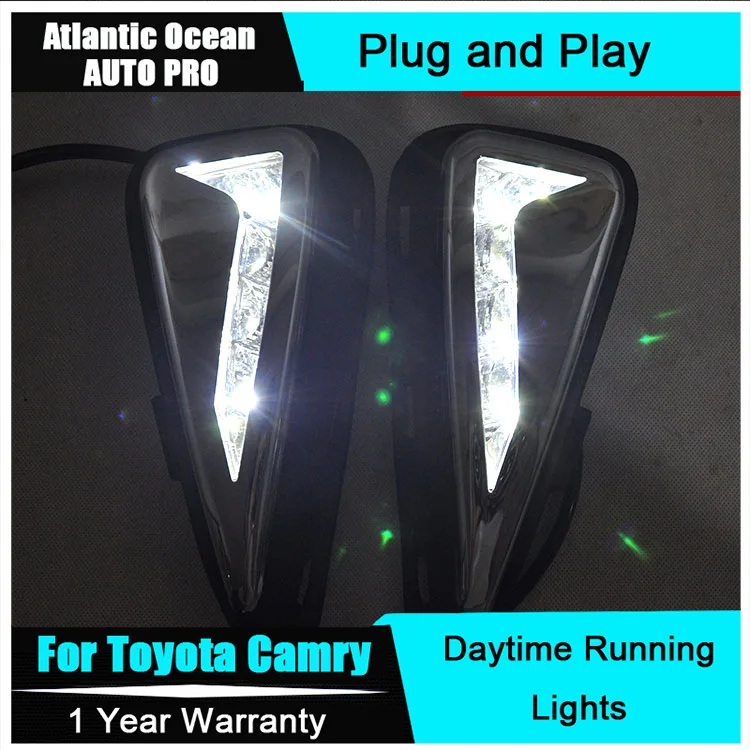 AUTO PRO 2015 For Toyota Camry LED DRL fog lights New Daytime Running Light Car Styling parking | Автомобили и мотоциклы