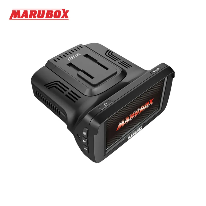 Marubox M600R Видеорегистратор с радар детектором Комбо устройство 3 в 1 : детектор и GPS