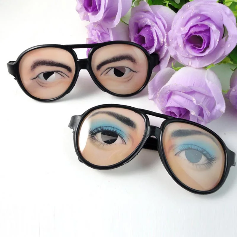Fun Eyes Joke Glasses Disguise Costume Party Gift DIY Toy wedding birthday Halloween Christmas Xmas|christmas christmas|christmas diychristmas favors