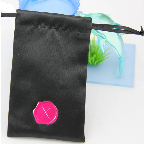 Фото Небольшая атласная дешевая сумка на шнурке индивидуальные сумки для ювелирных