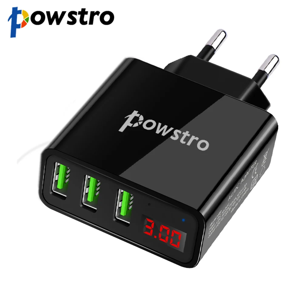 Зарядное устройство Powstro для iphone и Samsung 5 В 3 А|Зарядные устройства телефонов| |