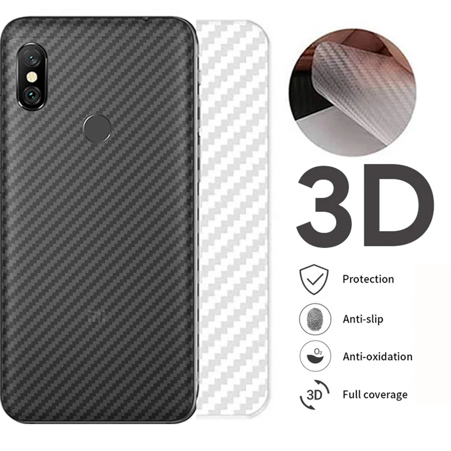 5 шт. защита для экрана из углеродного волокна Xiaomi Mi 8 SE A2 Lite Max 3 Play Pocophone F1 F2 Redmi Note 6