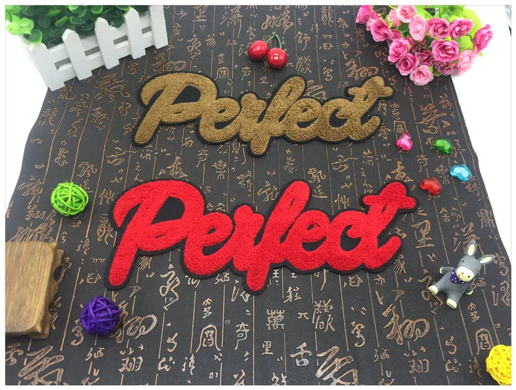 Супермилая трендовая одежда полотенце с вышивкой декоративная аппликация