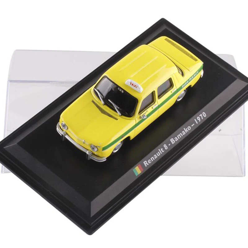 Классическая модель такси Renault 8 Bamako 12 6 автомобиля из металлического сплава 1970 см