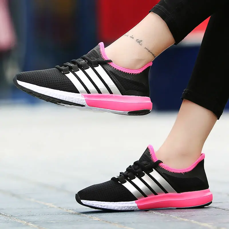 Корзина Femme 2017 Суперзвезда Обувь Женщины Воздуха Сетки Дышащий Спортивная