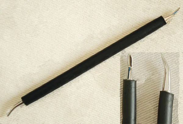 Small pen Маленький размер из нержавеющей стали очиститель высокого давления PGF инструмент для резьбы по коже - Цвет: Small pen