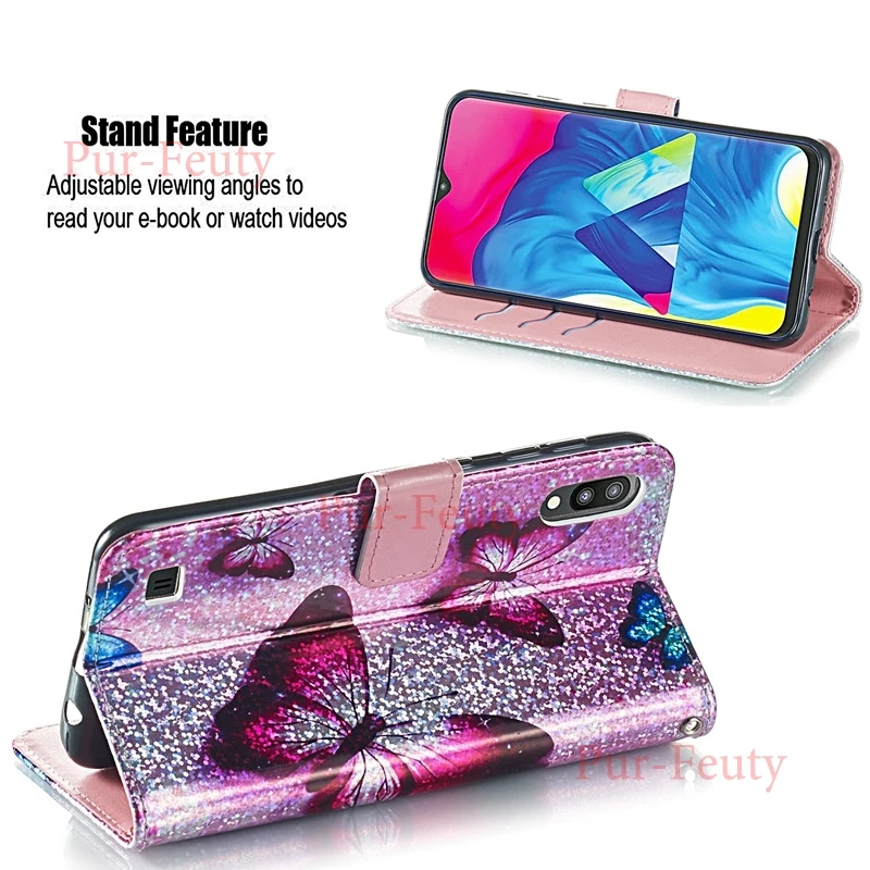 Для Etui samsung Galaxy A10 10A A105FD A105F/DS кожаный бумажник панда флип чехлы для Galaxy A 10 SM-A105FD SM-A105F/DS
