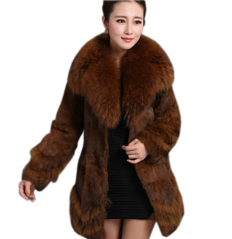 

Женское зимнее пальто с мехом енота на капюшоне, размеры 3XL, 4Xl, 5XL