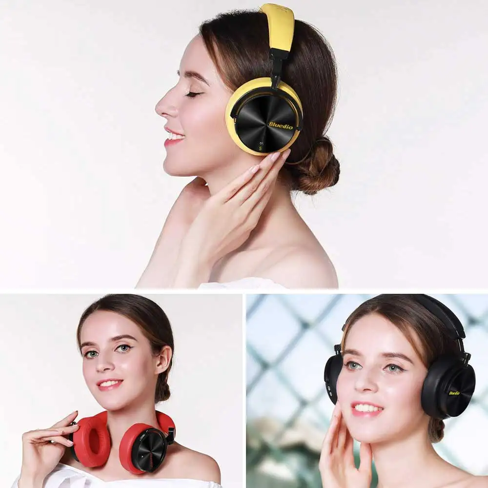 Bluedio T5 наушники с активным шумоподавлением беспроводная bluetooth гарнитура