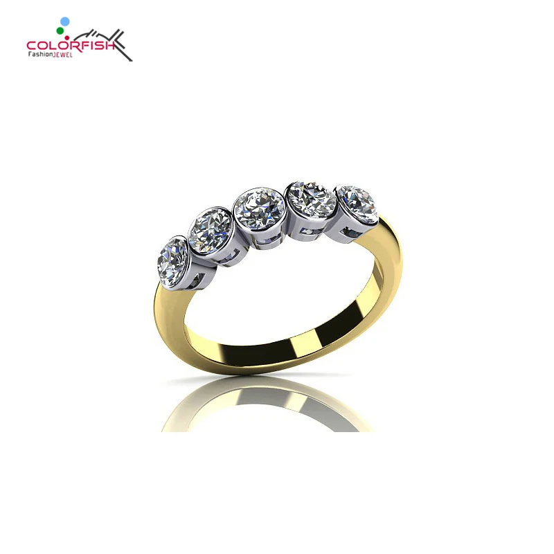 Женское Обручальное Кольцо COLORFISH кольцо из стерлингового серебра 925 пробы с