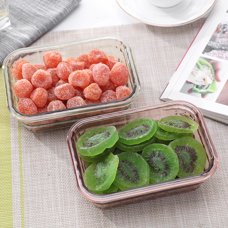

050 3pcs Fashion Transparent belt cover hand-held sealed fresh-keeping storage box food case