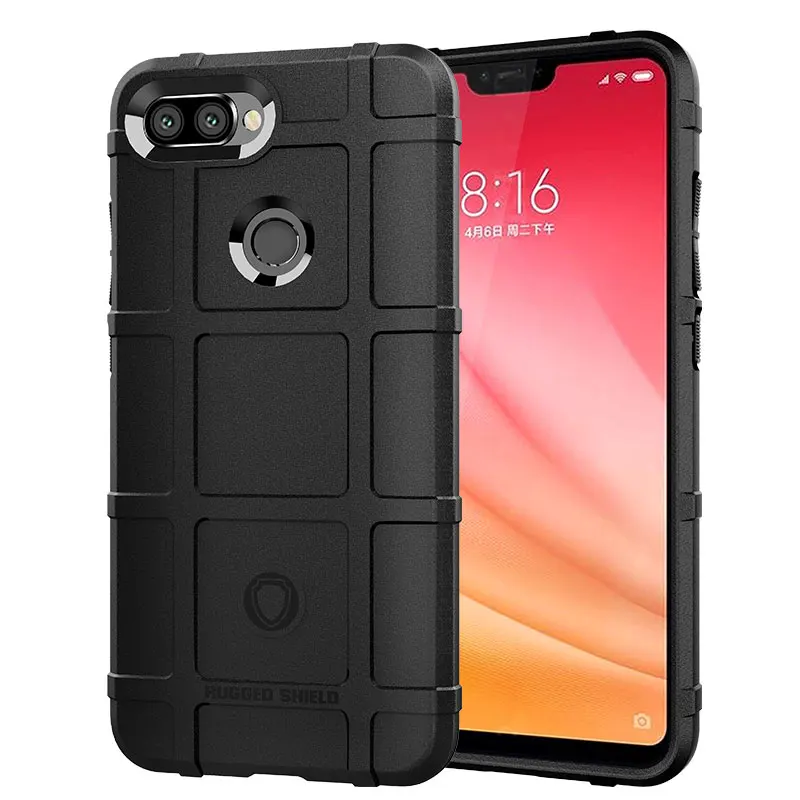 Противоударный чехол для Xiaomi mi 8 Lite SE задняя крышка Силиконовый прочный Чехол