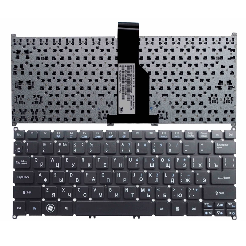 Русская клавиатура для ноутбука Acer aspire S3-951 S3-371 V5-171 S3-391 ONE B113 725 726 AO765 756 MS2346 V5-131 |