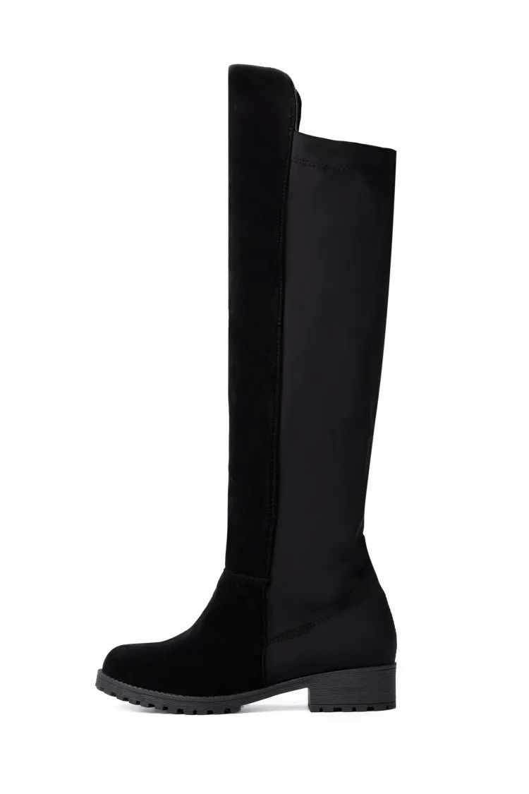 2017 г. Женские сапоги больших размеров 34 43 брендовые Дизайнерские Сапоги выше