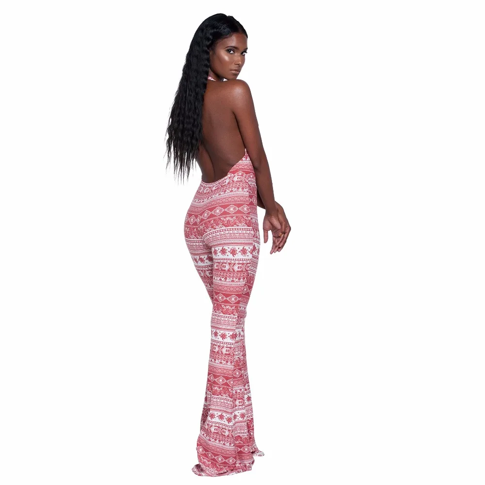Сексуальный длинный Детский комбинезон с открытой спиной и лямкой на шее летние