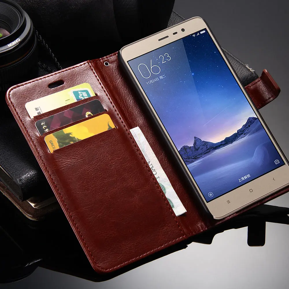 Для Xiaomi Redmi Note 3 Pro Чехол чехол бумажник из искусственной кожи для Prime телефон сумка