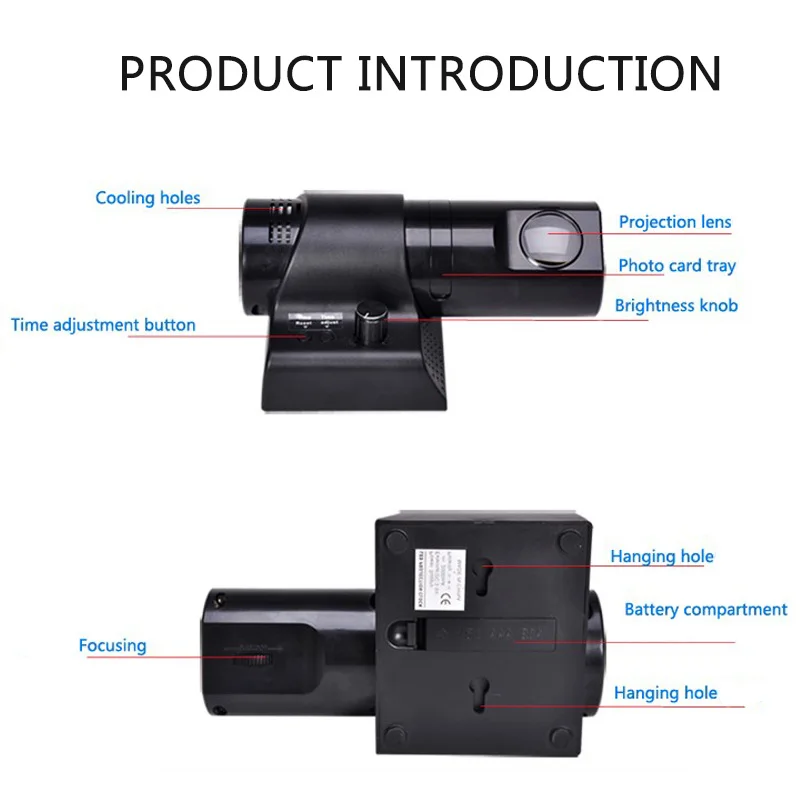 Светодиодная проекция классический циферблат дистанционные часы сабвуфер