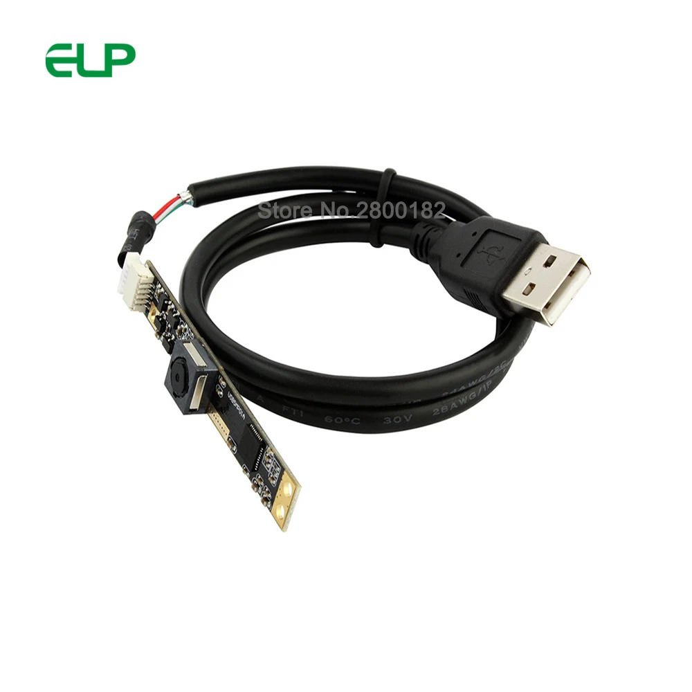 ELP 5 мегапиксельная Автофокус USB камера видеонаблюдения 60 градусов OV5640 CMOS мини