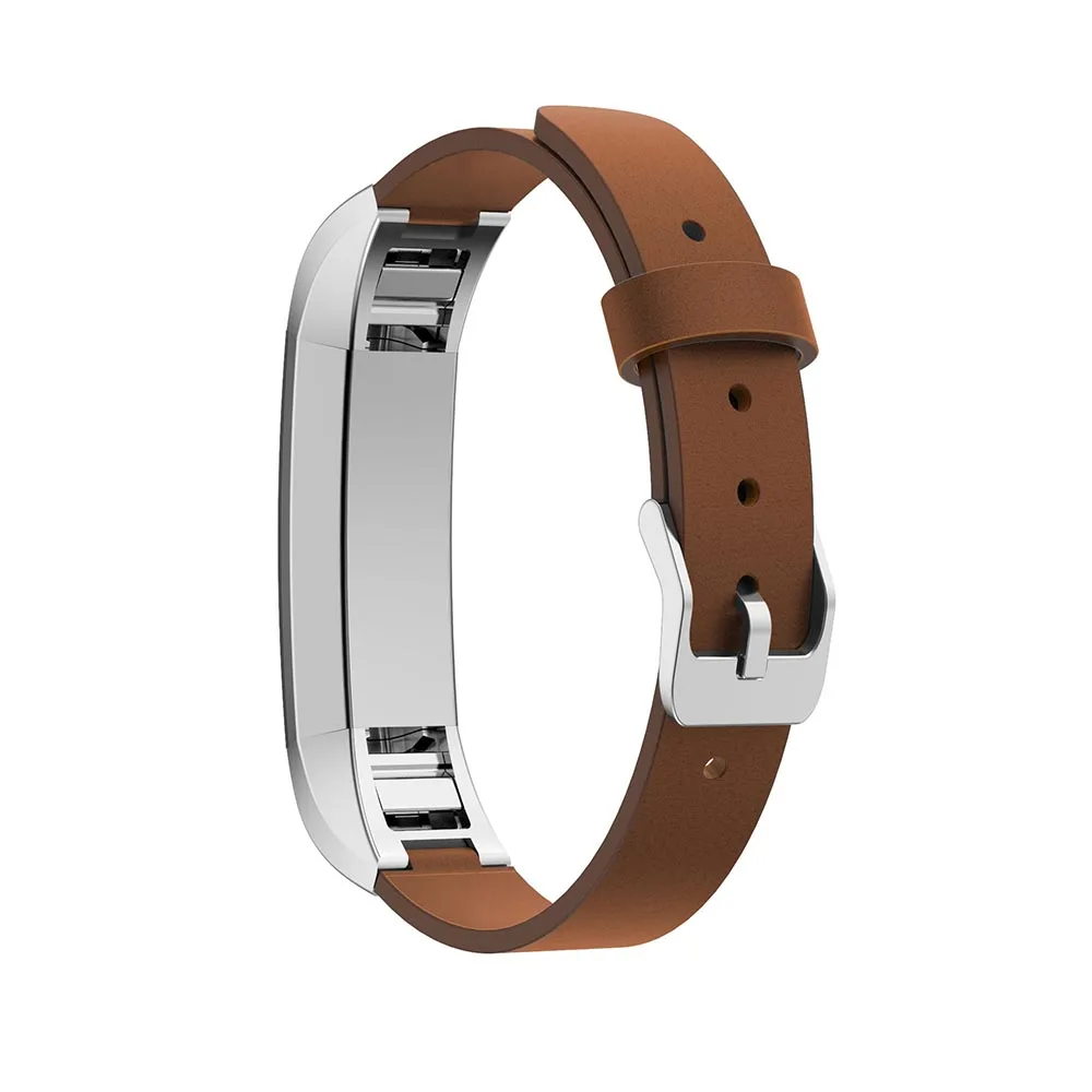 Роскошный сменный ремешок из натуральной кожи для Fitbit Alta/Alta HR, браслет на запястье, ремешок для часов, черный ремешок для часов, высокое качество