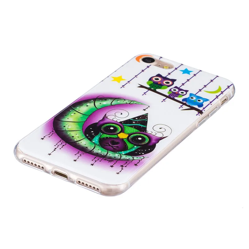 Мягкий Роскошный 3D световой сотовый Чехол для телефона для iPhone X 10 iPhone 6S 6 s iPhone 7 8 Plus iPhone 5S 5C 5 5SE силиконовый чехол на заднюю панель