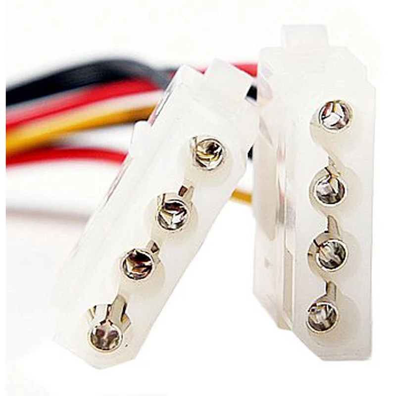 Комплект продаж Компьютер Molex 6 дюймов 4 Pin источник питания Y сплиттер кабель 1