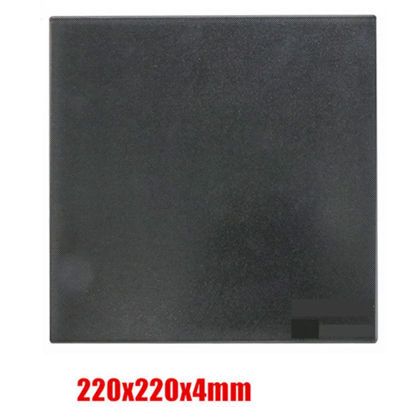 

220x220x4mm Upgrade Self-adhesive Build Surface Glass plate for Wanhao I3 Creality ENDER-3 Anet A8 3D Printer Heated Bed