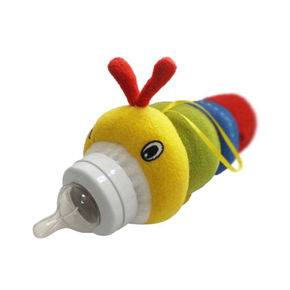 

Baby Feeding Milk Bottle Insulation Cover Holder Feeder Thermal Bag Warmer Animal Plush Toy BM88