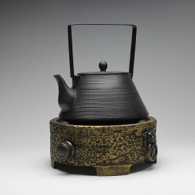 Goofanser A Fine Ceramic Pot With High Temperature And Boiling Tea Mushroom Is Red/Black | Дом и сад
